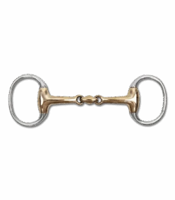 Waldhausen Cupris Eggbutt Double Jointed Bit