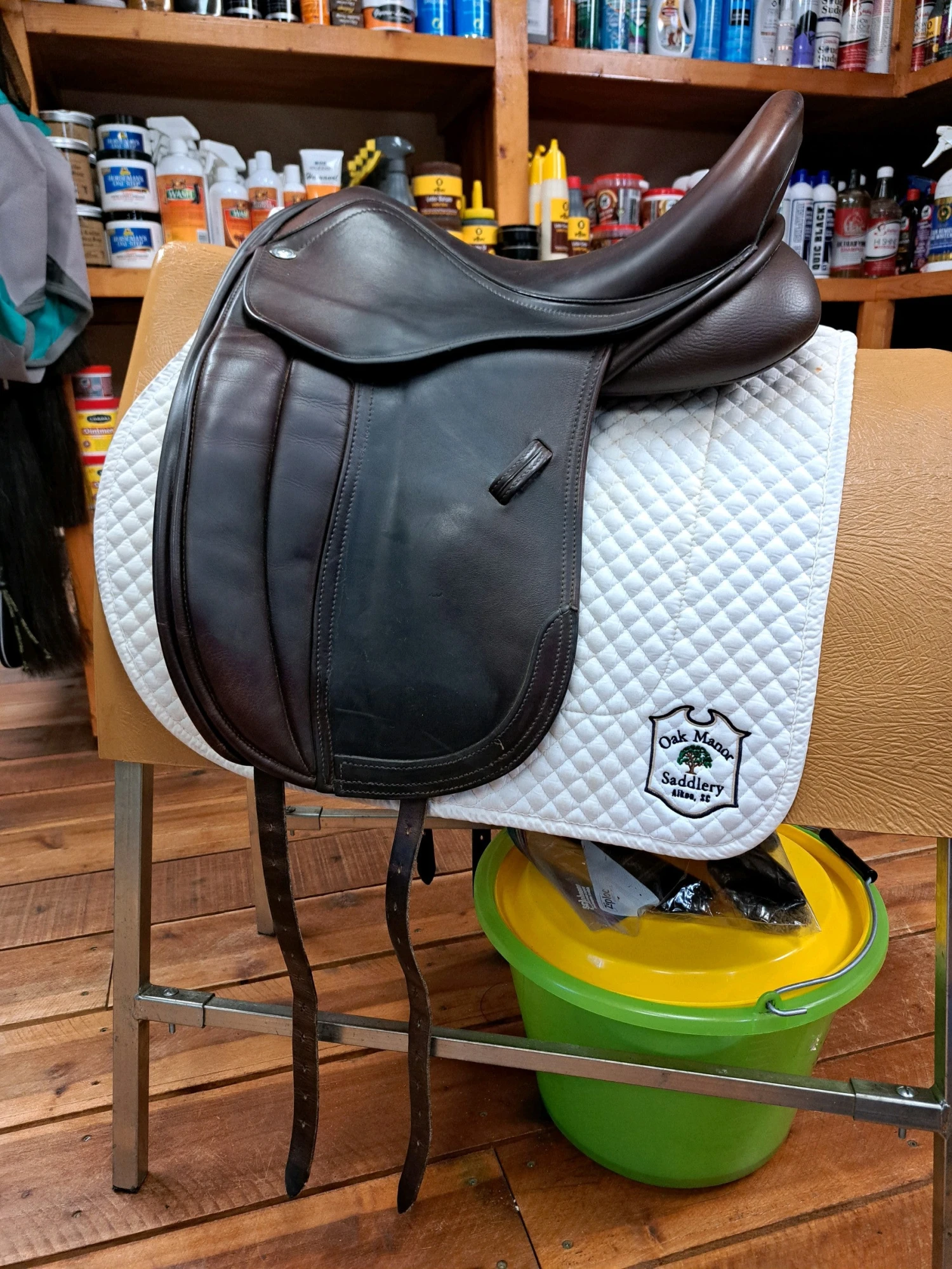 Ryder Profile Dressage Saddle 17" Brown 1 Ryder Profile Dressage Saddle 17" Brown