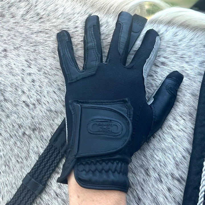 Correct Connect Oil-Tac Leather Grip Riding Gloves 1 Correct Connect Oil-Tac Leather Grip Riding Gloves
