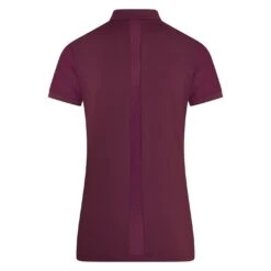 Euro-Star Half Zip Valentina Short Sleeve Shirt -Equestrian Supplies EuroStarESValentinaDarkBerryback