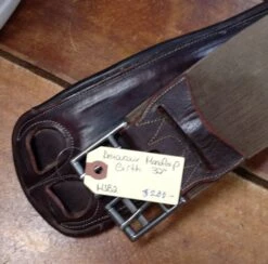 Devoucoux Short Belly Guard Girth In Brown - 32" -Equestrian Supplies IMG 4532