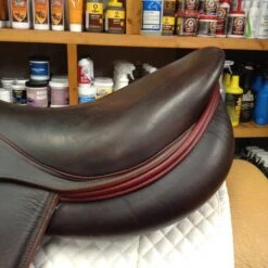 2013 Devoucoux Chiberta Monoflap Jump Saddle- 17.5" -Equestrian Supplies IMG 5187