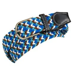 Ovation Stretch Belt -Equestrian Supplies OvBeltDenimTealMocha