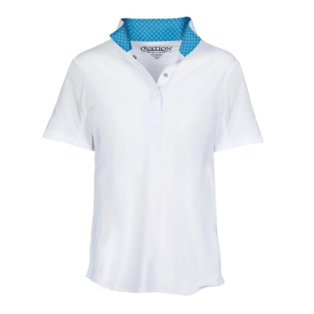 Ovation Ellie Tech Show Shirt - Childs Short Sleeve 2 Ovation Ellie Tech Show Shirt - Childs Short Sleeve - Image 2
