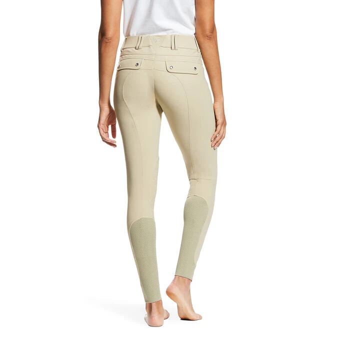 Ariat Tri Factor Grip Front Zip Women's Knee Patch Breech 2 Ariat Tri Factor Grip Front Zip Women's Knee Patch Breech - Image 2
