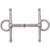 Copper And Stainless Steel Roller Snaffle Full Cheek