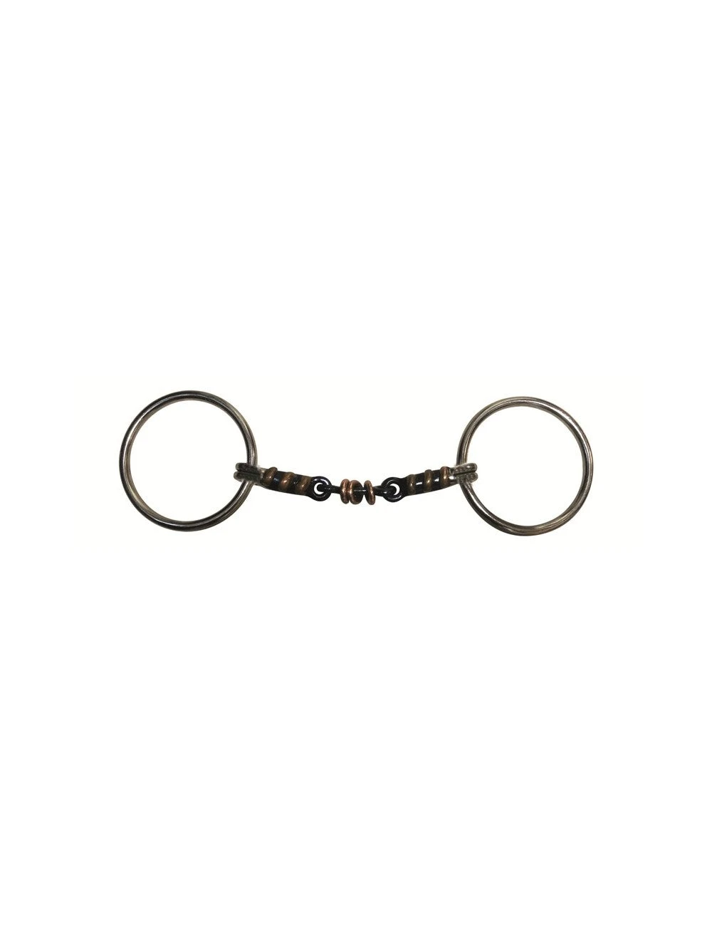 Jump'In Blue Steel With Copper Elements Loose Ring Snaffle 1 Jump'In Blue Steel With Copper Elements Loose Ring Snaffle