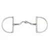 JP Korsteel Stainless Steel Jointed Port Hunter Dee Ring Snaffle Bit