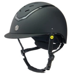 Charles Owen Kylo Riding Helmet -Equestrian Supplies kylo black matte 2