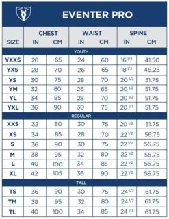 Tipperary Adult Eventer Pro Vest -Equestrian Supplies tippsize