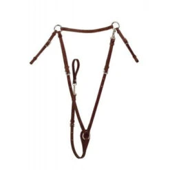 Tory Leather 5/8" Bridle Leather Flat Hunt Breastplate